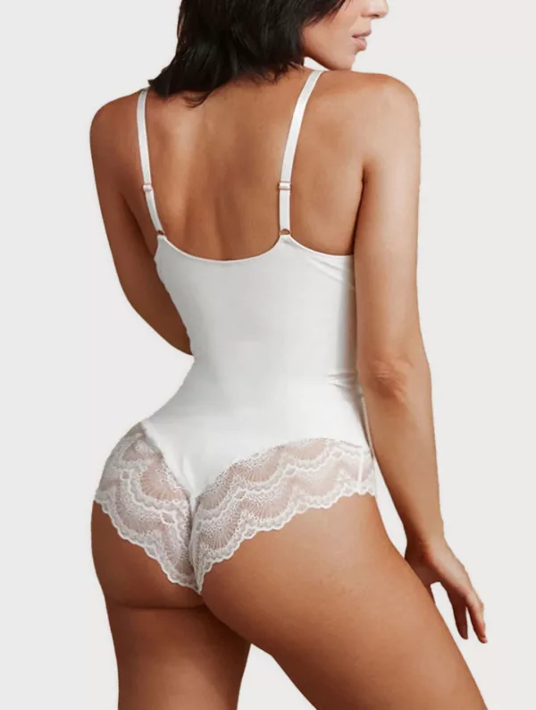 Shapenvy - Half-Laced Bodysuit (Buy 1 Get 1 Free)