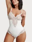 Shapenvy - Half-Laced Bodysuit (Buy 1 Get 1 Free)