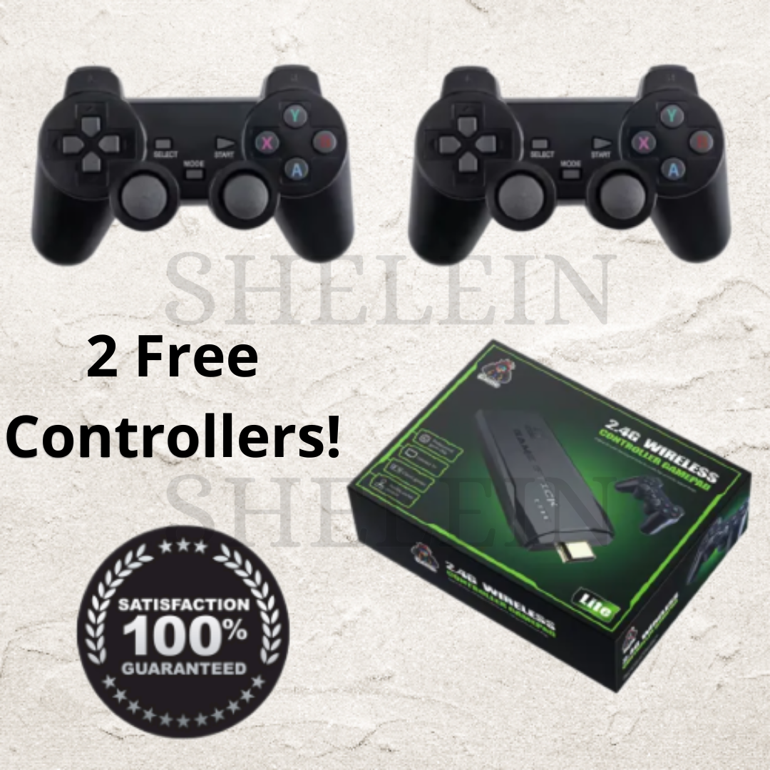 Shelein Game Stick 4k - 10,000 Retro Games (Limited Time Bundle)