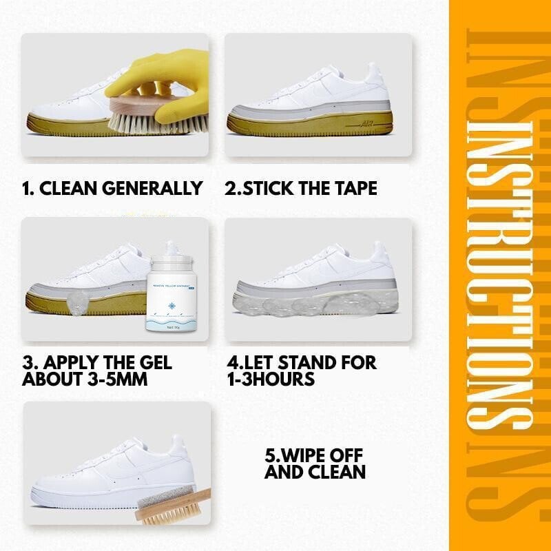 Shoes Whitening Cleansing Gel