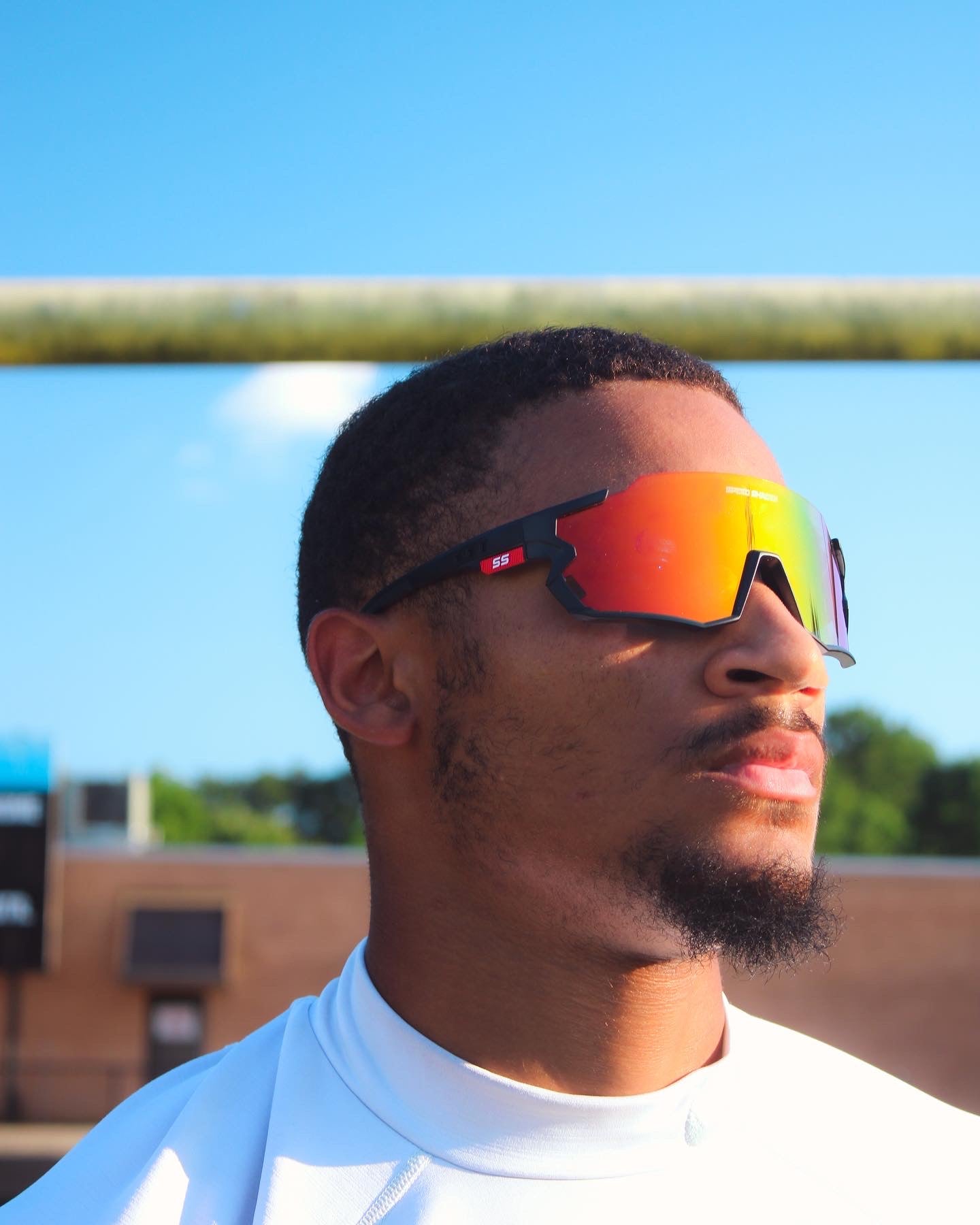 Speed Shades Pro - Orange (Black Frame)