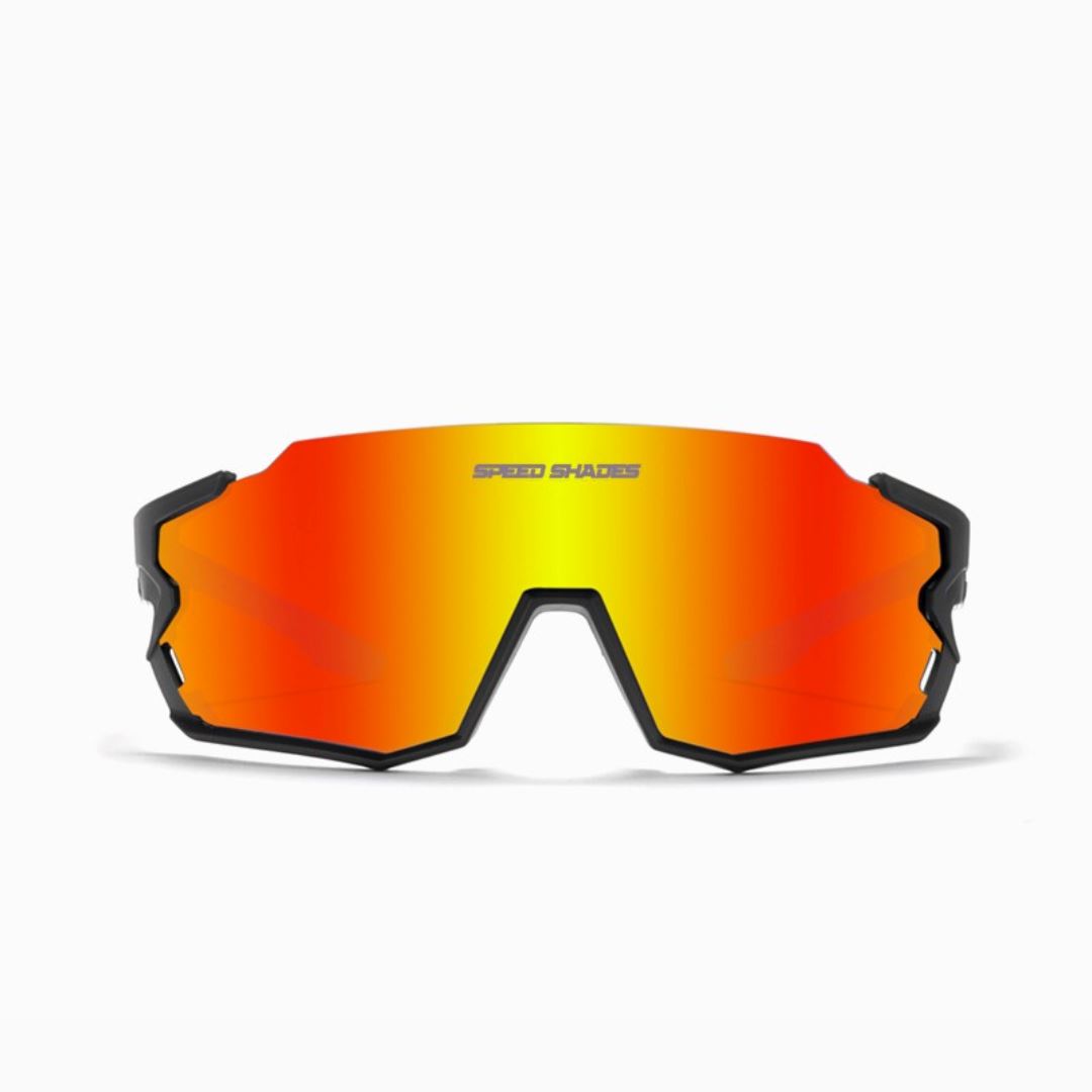 Speed Shades Pro - Orange (Black Frame)