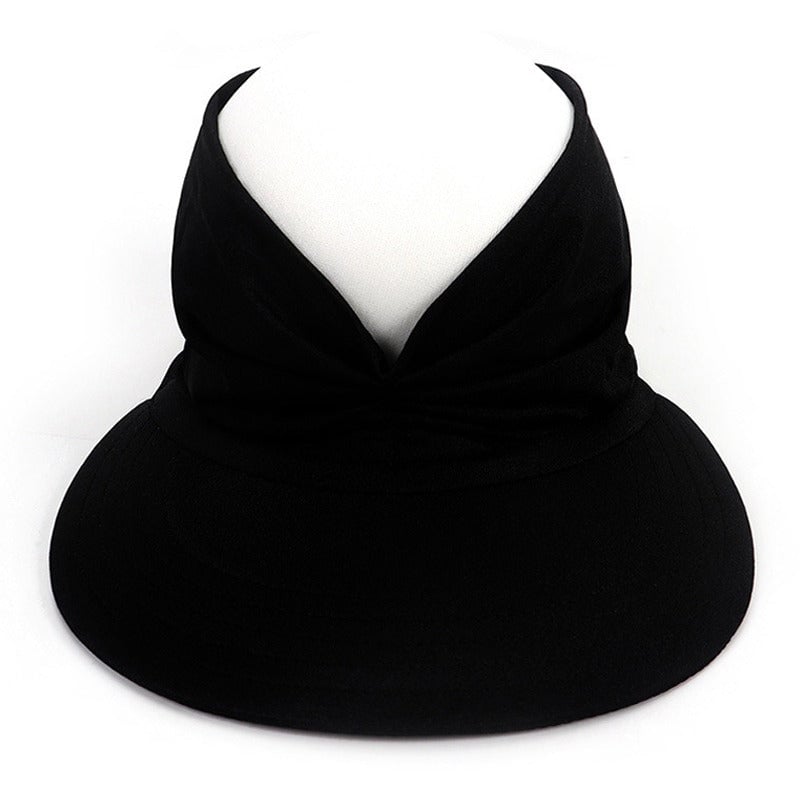 Summer Hot Sale 49% OFF - Summer women's sun hat, women's anti-ultraviolet elastic top hat, ponytail hat, sun hat, beach hat