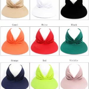 Summer Hot Sale 49% OFF – Summer women’s sun hat, women’s anti-ultraviolet elastic top hat, ponytail hat, sun hat, beach hat