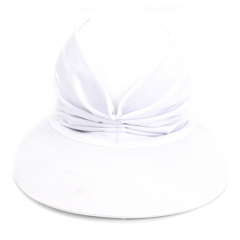 Summer Hot Sale 49% OFF - Summer women's sun hat, women's anti-ultraviolet elastic top hat, ponytail hat, sun hat, beach hat