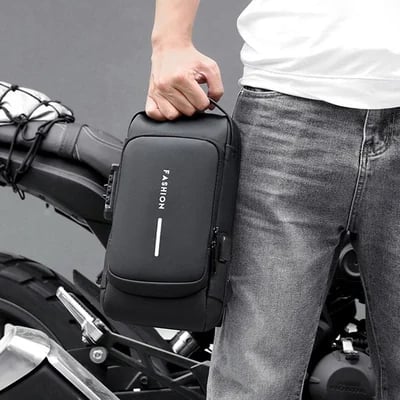 USB charging sport sling Anti-theft shoulder bag