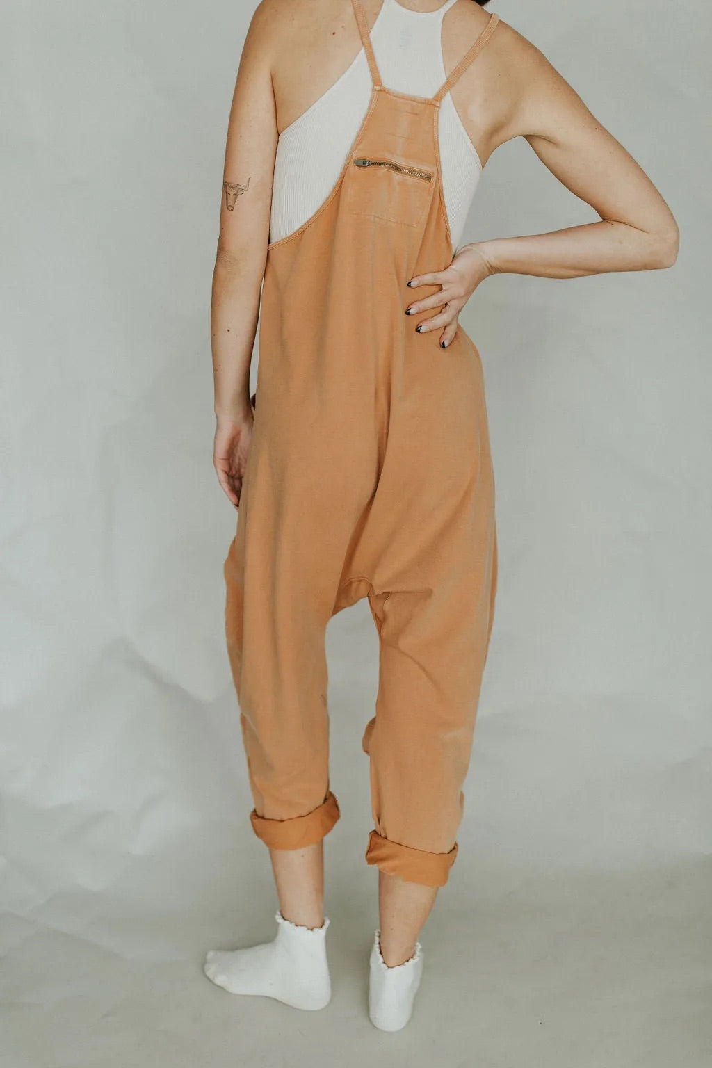 Womens Casual Wide Leg Jumpsuit