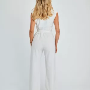 Women’s Sleeveless Wide-Leg Jumpsuit