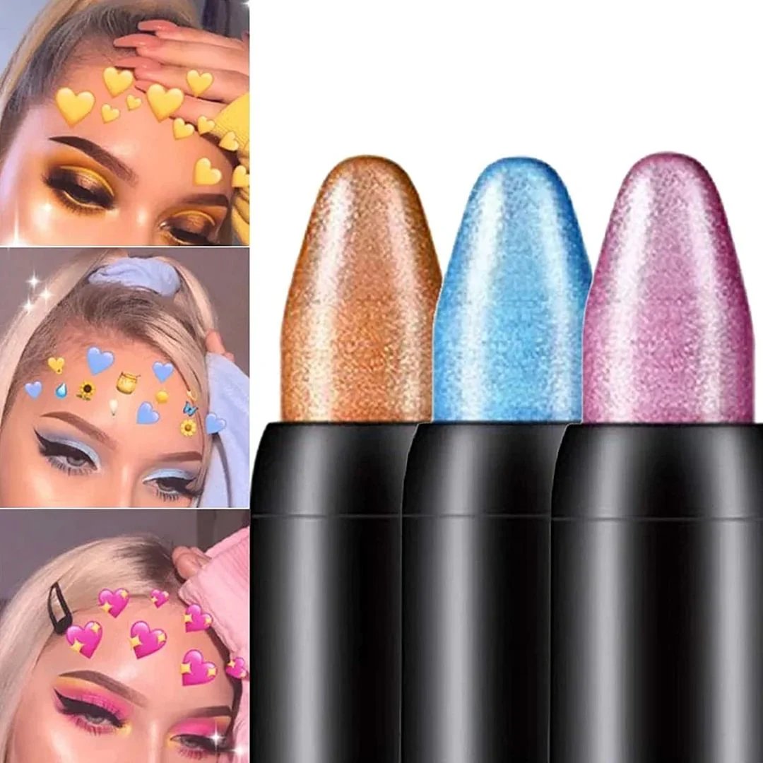 15 Colors Highlighter Eyeshadow Pencil Waterproof Glitter Eye Shadow Eyeliner Pen