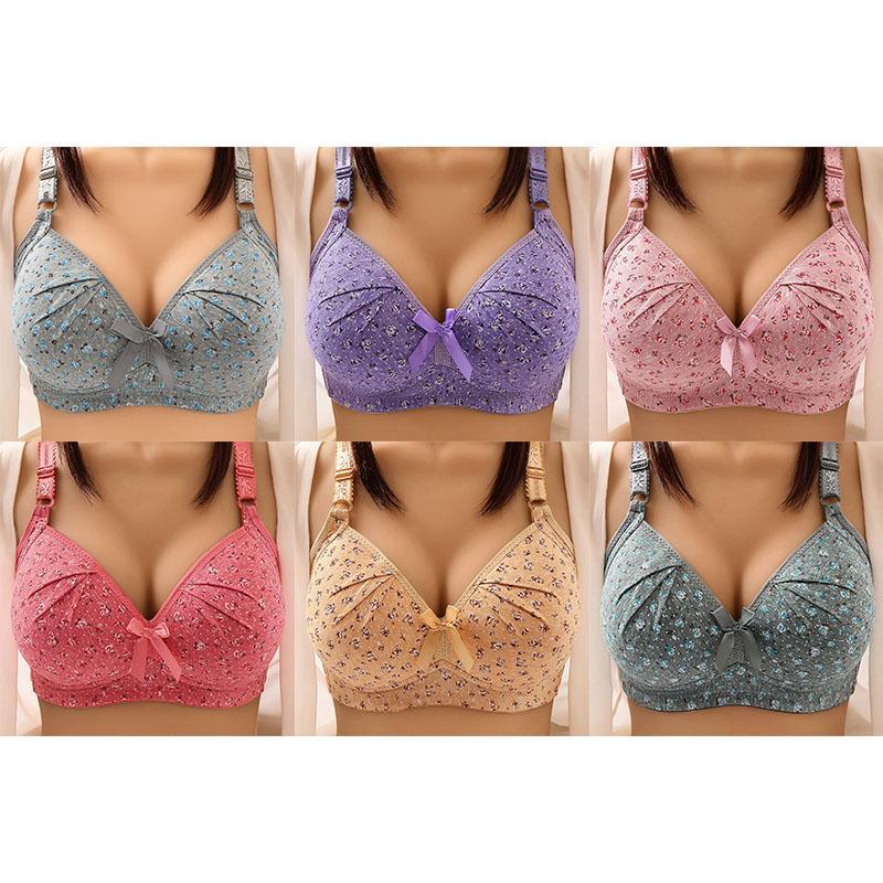 2022 NEW PLUS SIZE BRA WOMEN UNDERWEAR WIRE FREE COMFORT SOFT THIN BREATHABLE