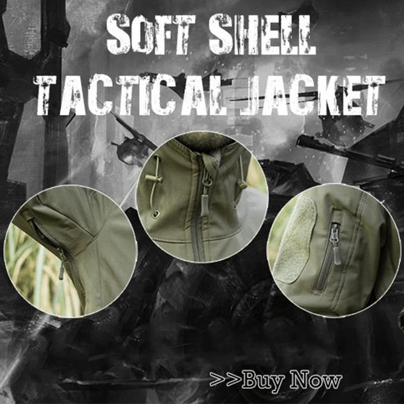 2023 Father's Day Promotion - Outdoor Indestructible Waterproof Soft Shell Hooded Military Tactical Jacket/ Spectre Hoodie/2023 SS