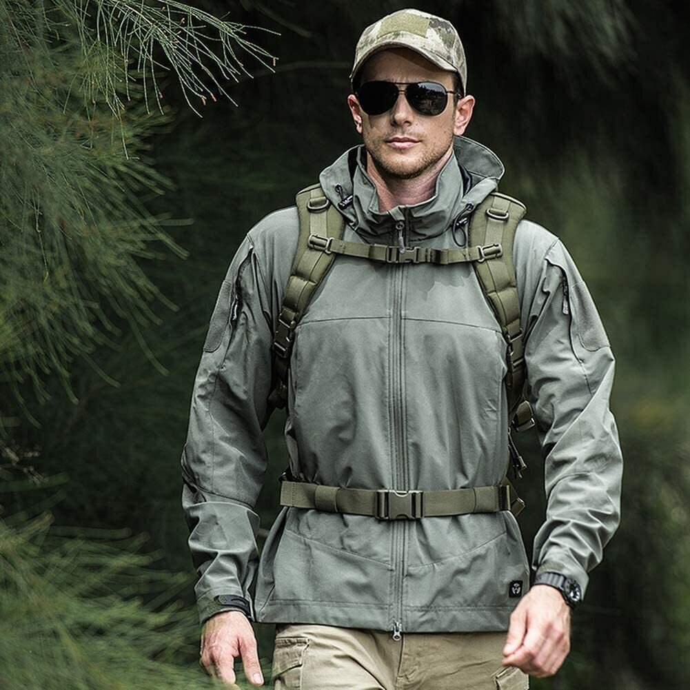 2023 Father's Day Promotion - Outdoor Indestructible Waterproof Soft Shell Hooded Military Tactical Jacket/ Spectre Hoodie/2023 SS