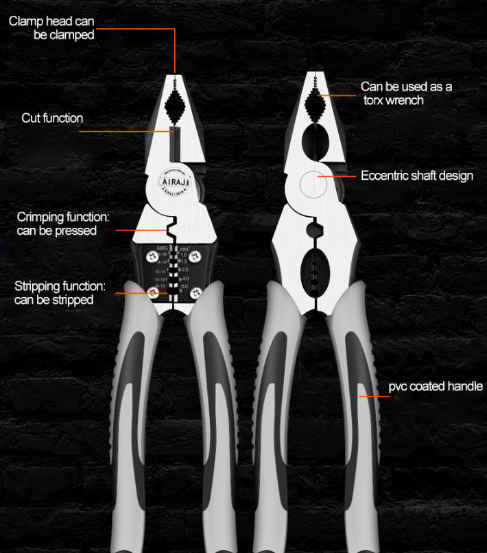 2023 Upgraded version - Super Alloy Wire Stripper Demolisher Pliers