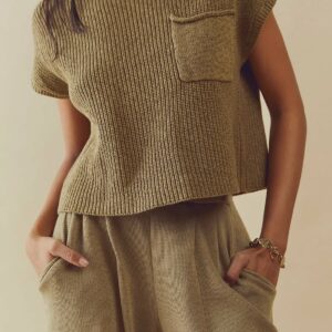 2023 Women’s Knitted Sweater Set