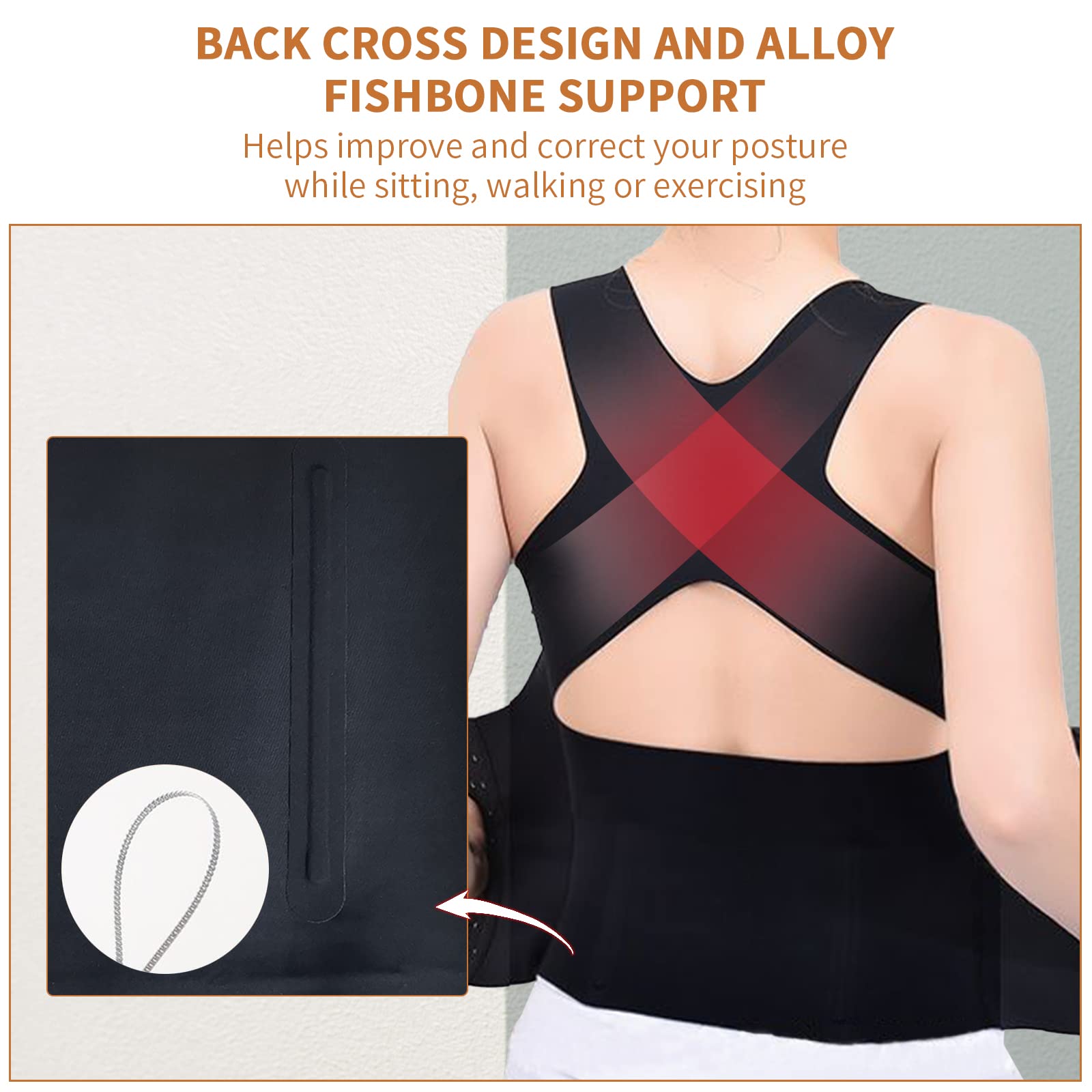 3-in-1 Waist Buttoned Bra Shapewear & Posture Corrector