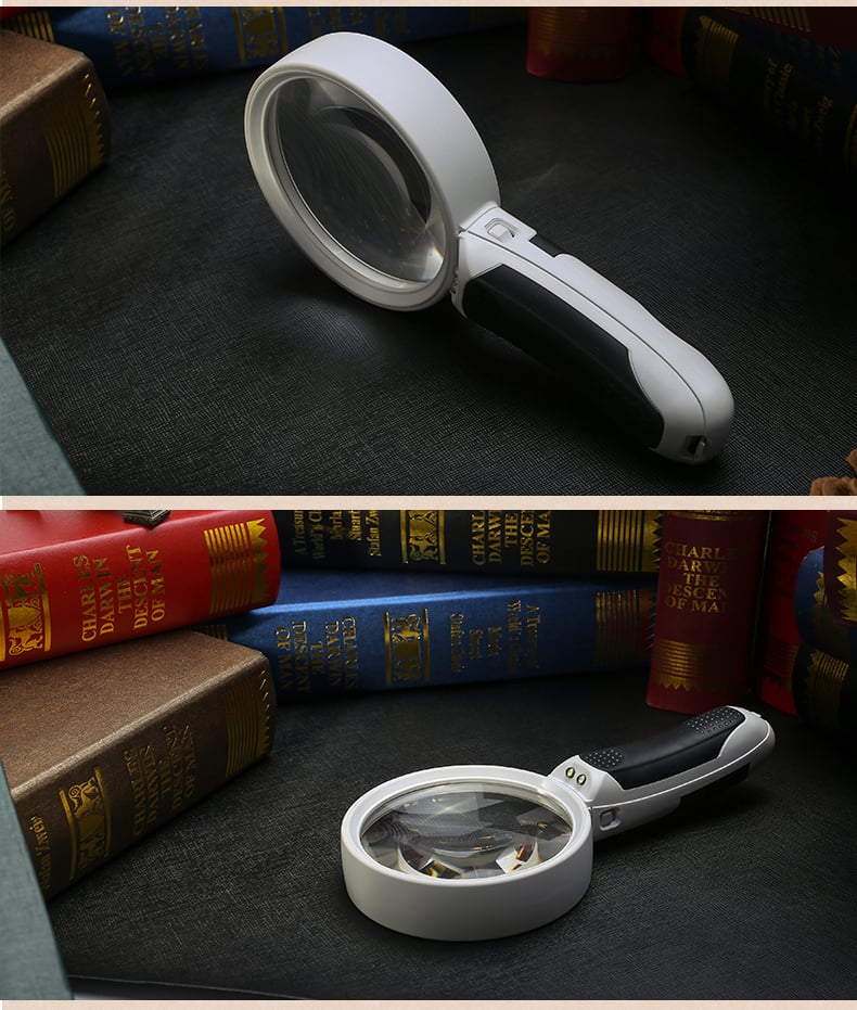 30X Optical Magnifying Glass With LED Light - Christmas Gift