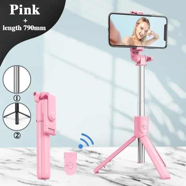 6 In 1 Wireless Bluetooth Selfie Stick