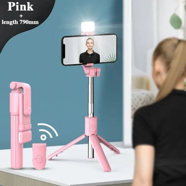 6 In 1 Wireless Bluetooth Selfie Stick