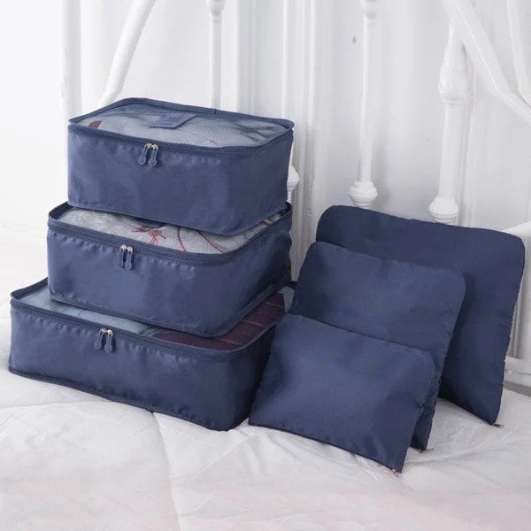 6 pieces portable luggage packing cubes (Buy More Save More)