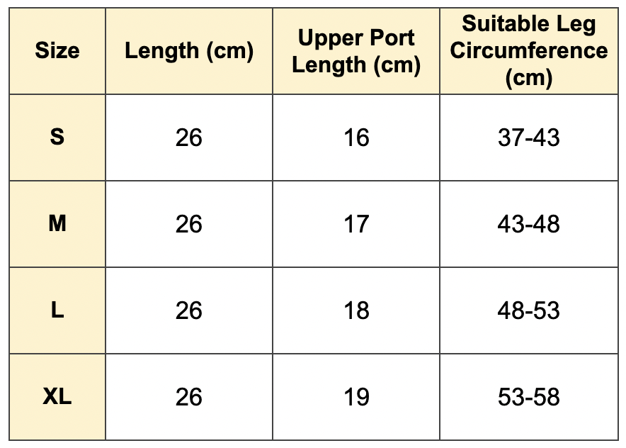 Sports Knee Support Pad Shop Size