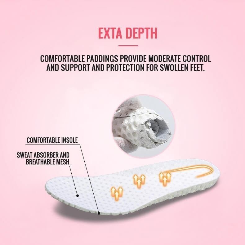 Air Cushion Slip-On Orthopedic Diabetic Walking Shoes