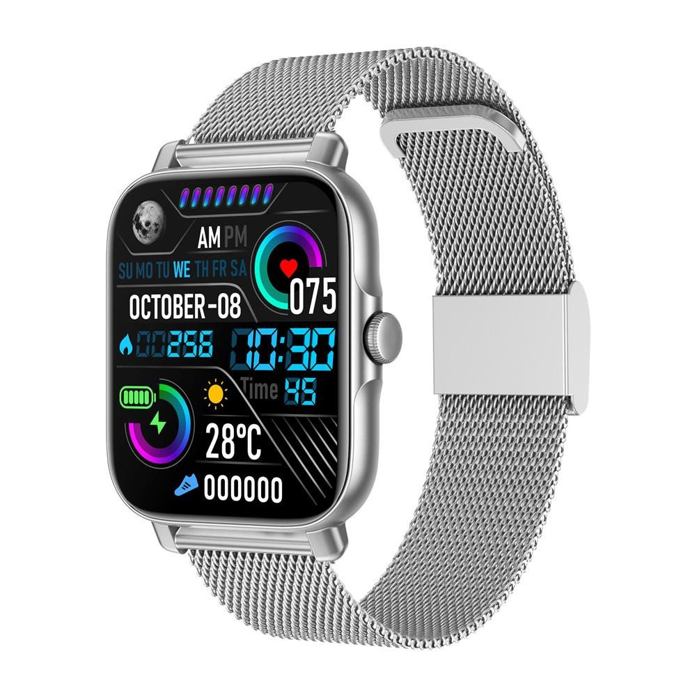 [All day monitoring of heart rate and blood pressure] Bluetooth fashion smartwatch