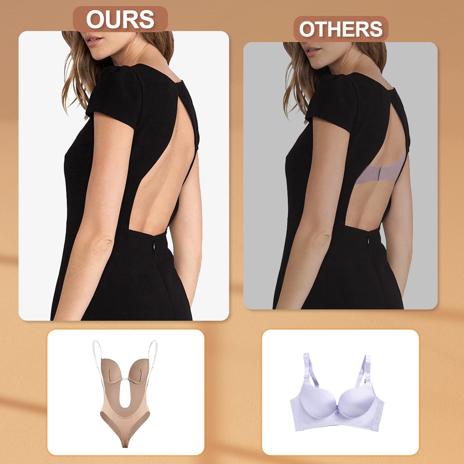 Backless & Push Up Bra Body Shaper