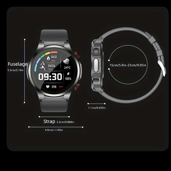 Blood Pressure Heart Rate Body Temperature Sports Smart Watch (Only for reference, cannot replace actual medical test kits)