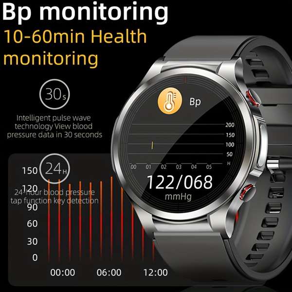 Blood Pressure Heart Rate Body Temperature Sports Smart Watch (Only for reference, cannot replace actual medical test kits)