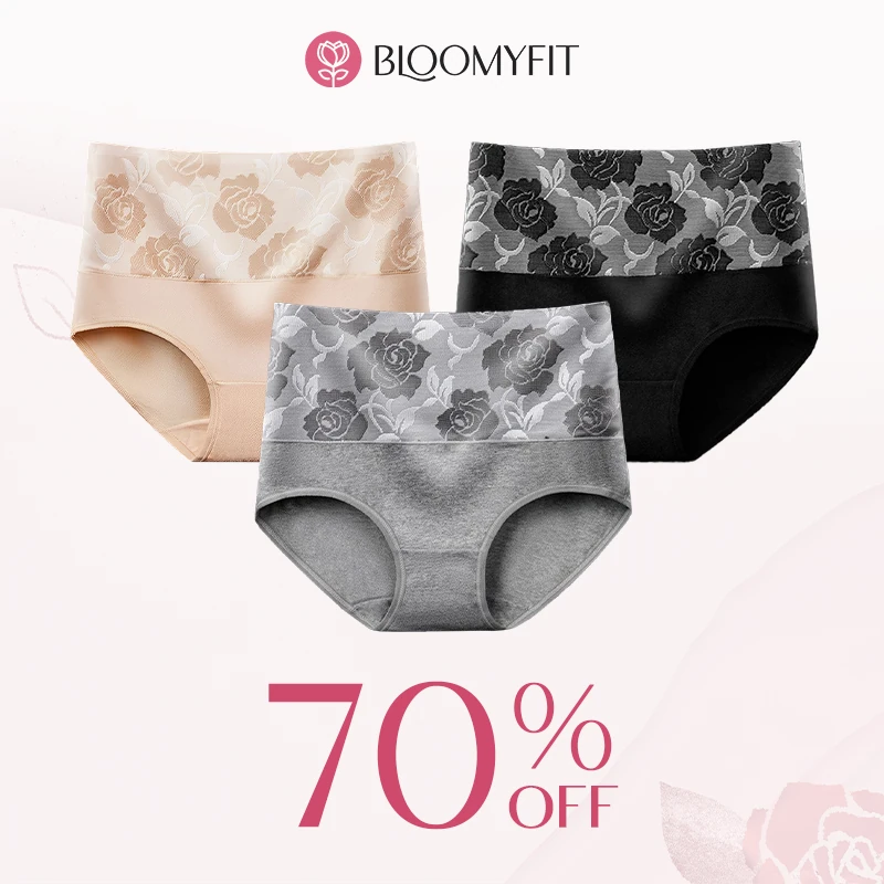 Mira Charm BloomyFit - High Waist Antibacterial Panties