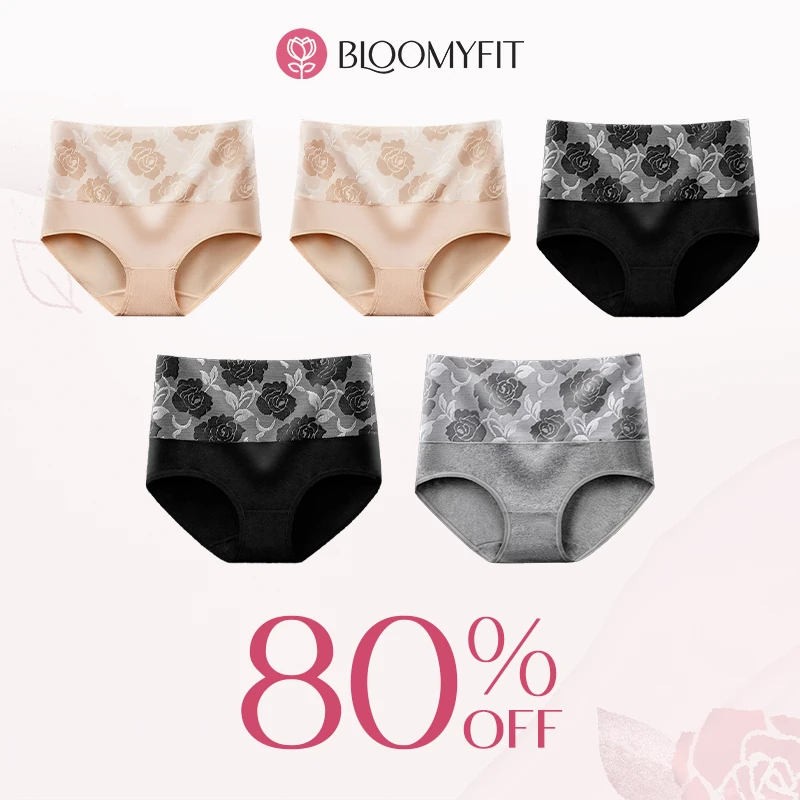 Mira Charm BloomyFit - High Waist Antibacterial Panties