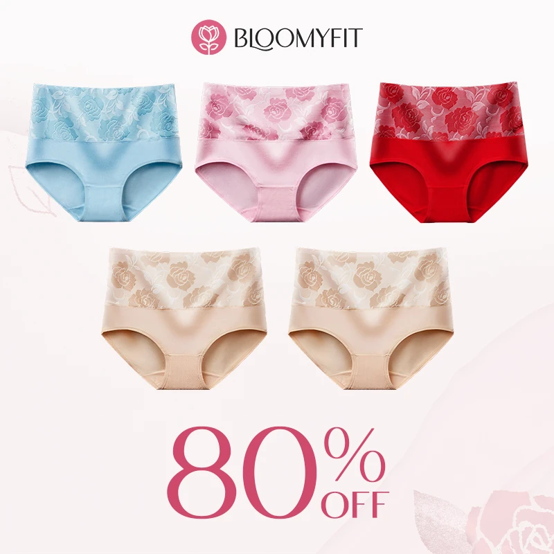 Mira Charm BloomyFit - High Waist Antibacterial Panties