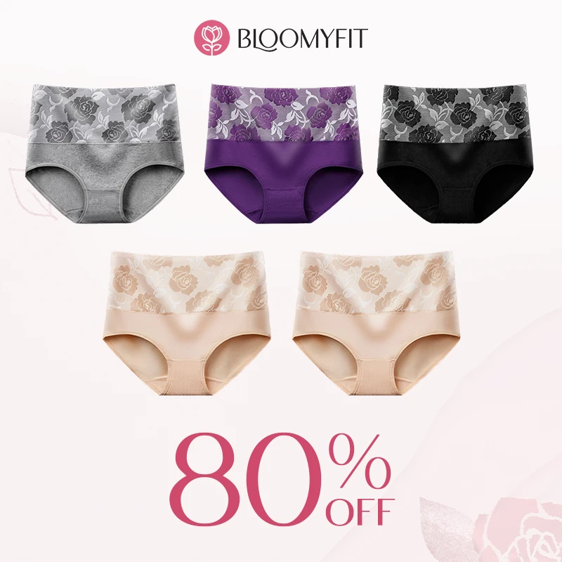 Mira Charm BloomyFit - High Waist Antibacterial Panties