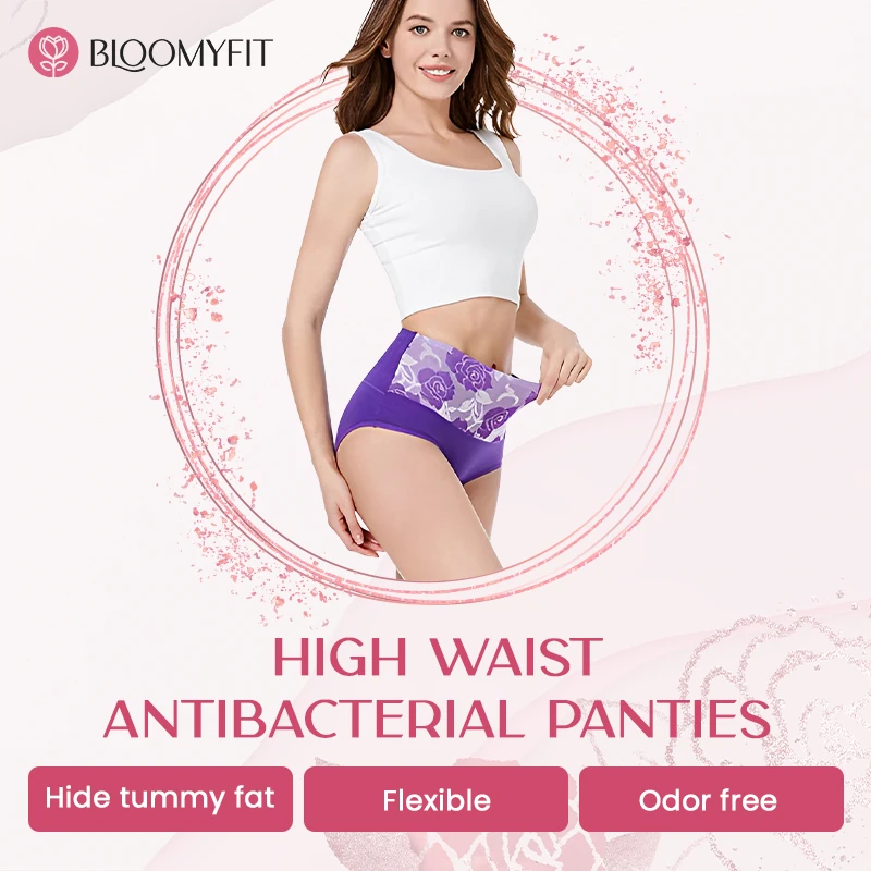 BloomyFit - High Waist Antibacterial Panties