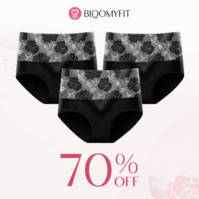 Mira Charm BloomyFit - High Waist Antibacterial Panties