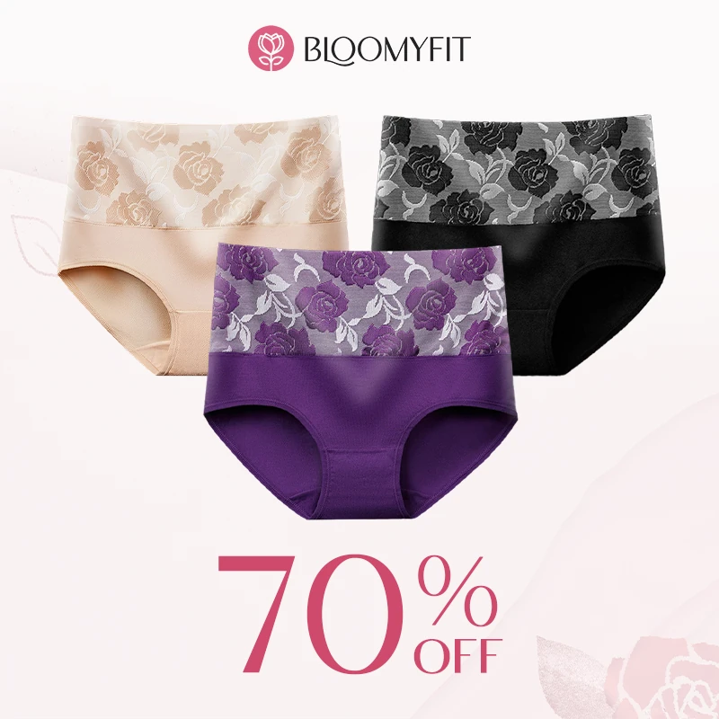 Mira Charm BloomyFit - High Waist Antibacterial Panties