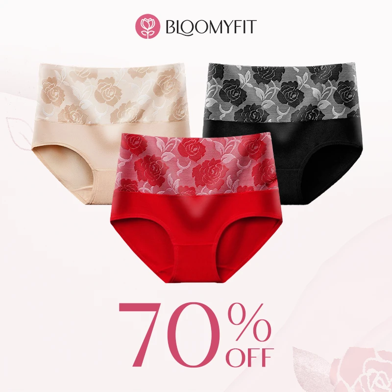 Mira Charm BloomyFit - High Waist Antibacterial Panties