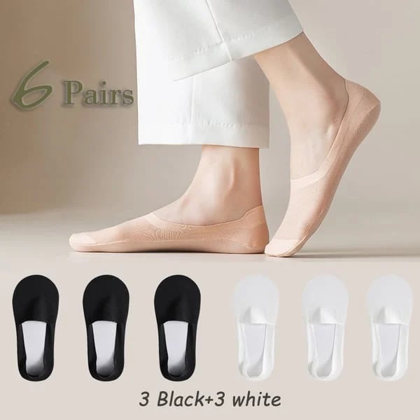 BUY 6 SAVE 30% - Thin No Show Socks