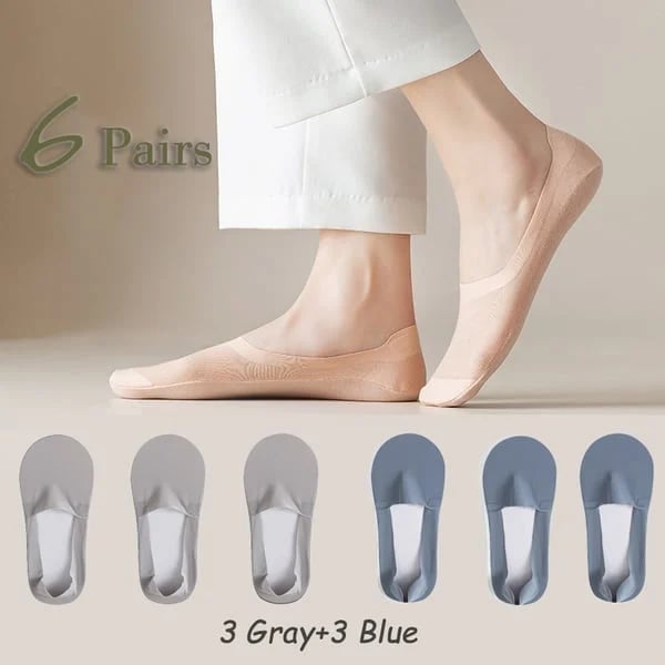 BUY 6 SAVE 30% - Thin No Show Socks