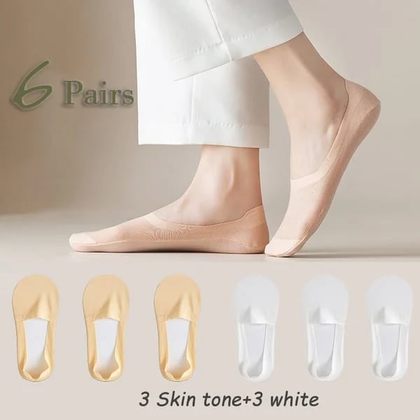 BUY 6 SAVE 30% - Thin No Show Socks