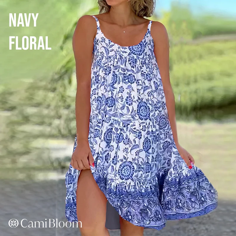 CamiBloom - Floral Printed Camisole Dress