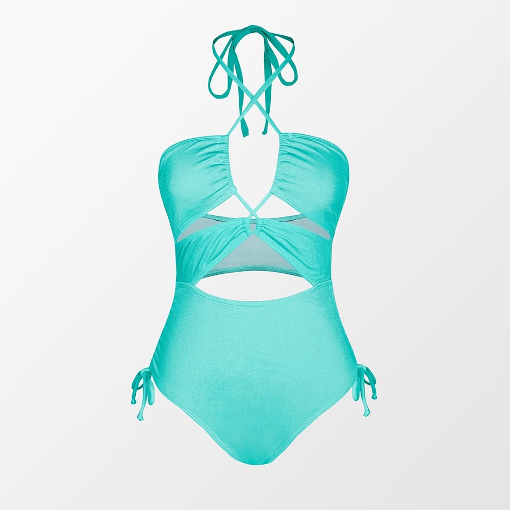 Cut Out Halter One-piece Swimsuit "Darya"