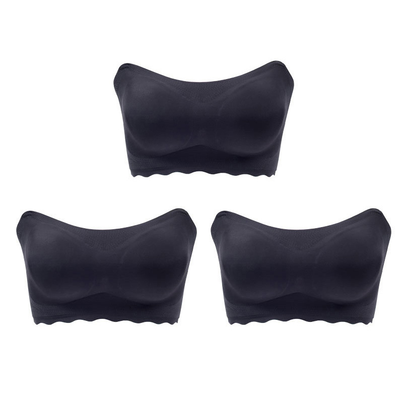 Detachable-Strap Bandeau Bra