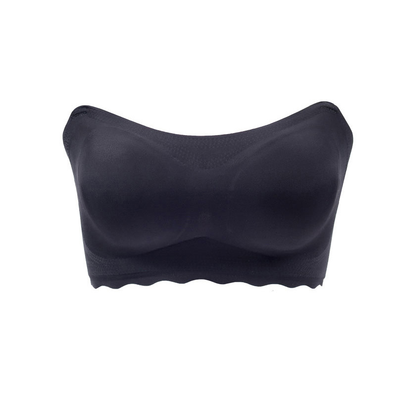 Detachable-Strap Bandeau Bra