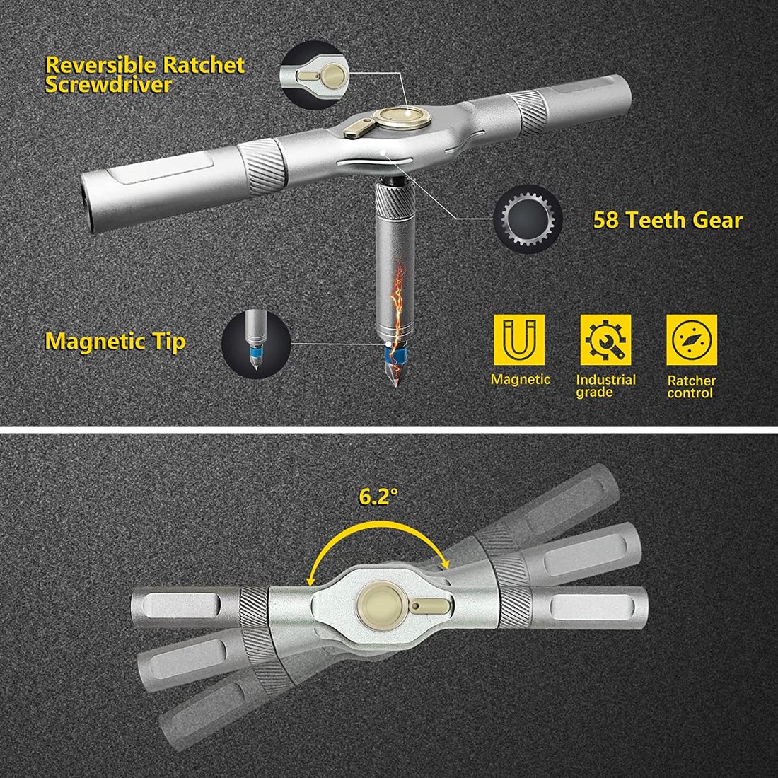 DUKA Multi-purpose ratchet screwdriver set