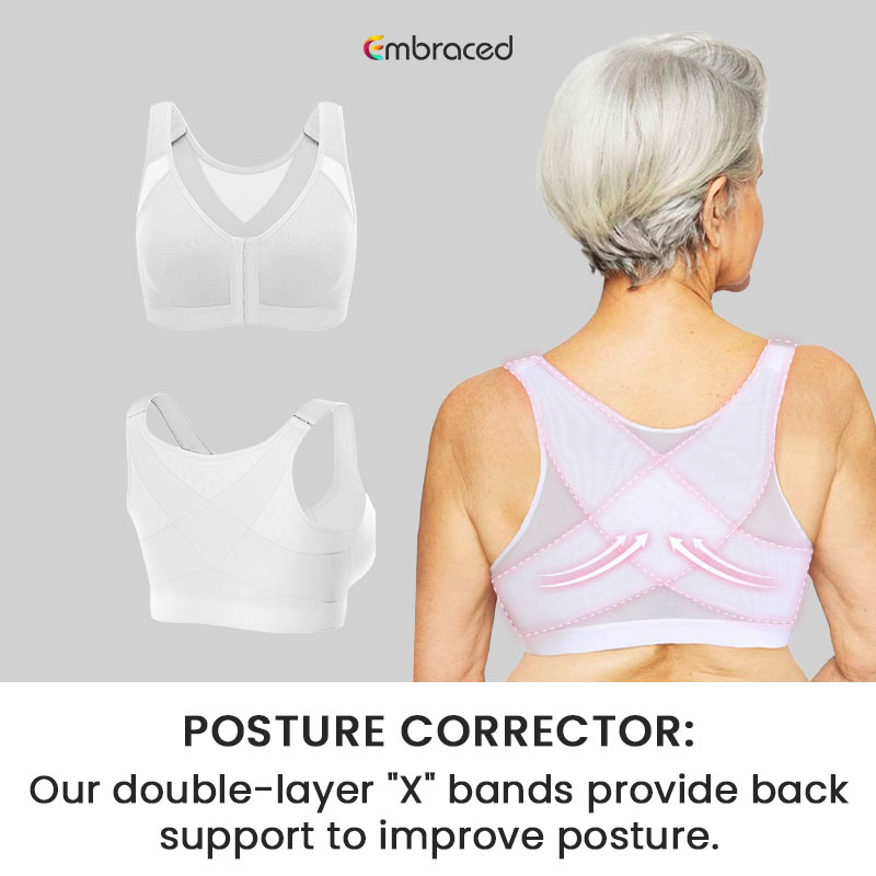 Lanna closet | Embraced - Adjustable Front Hook Posture Support Bra