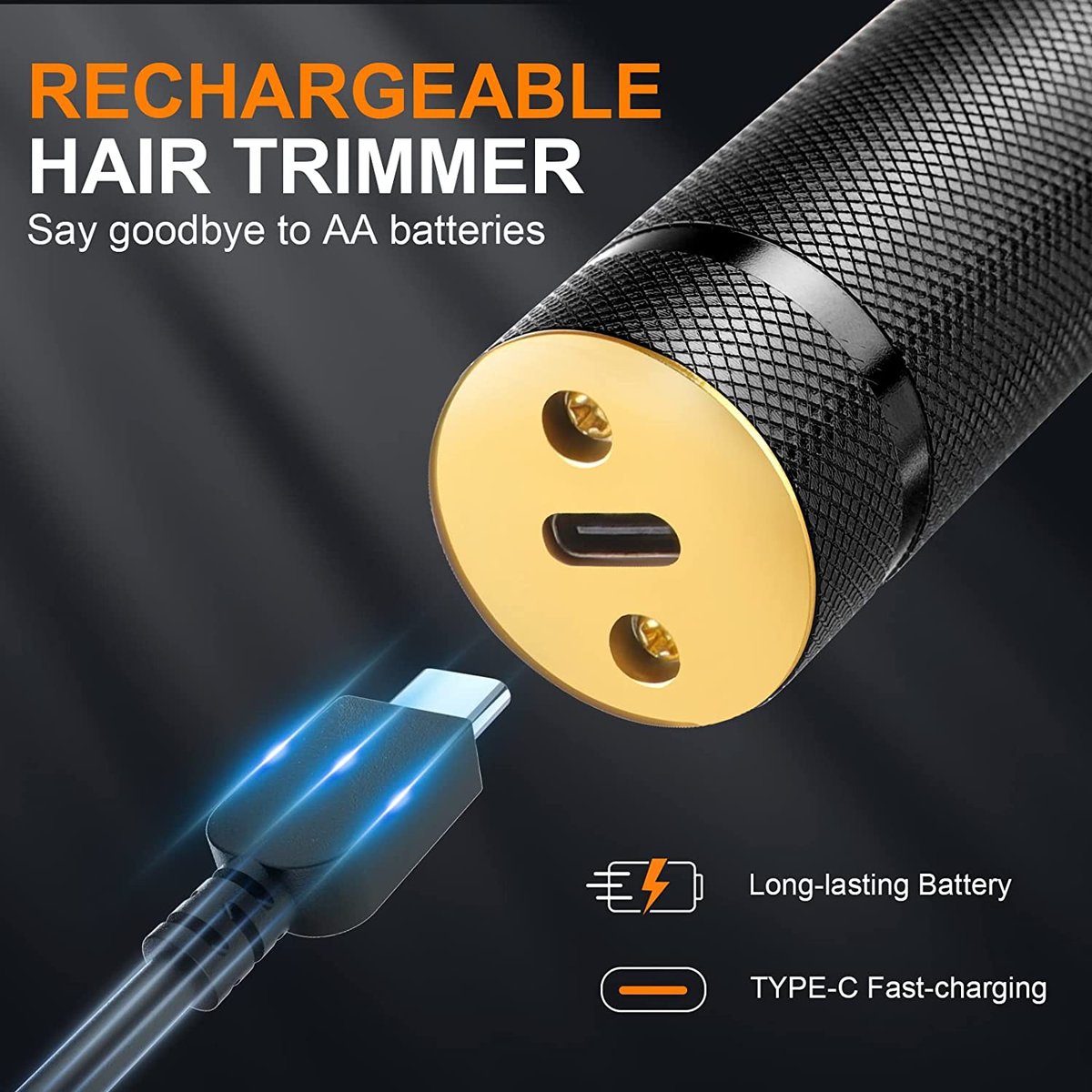 Father's Day Sale 49% OFF - Professional Cordless Zero Gapped Trimmer Hair Clipper