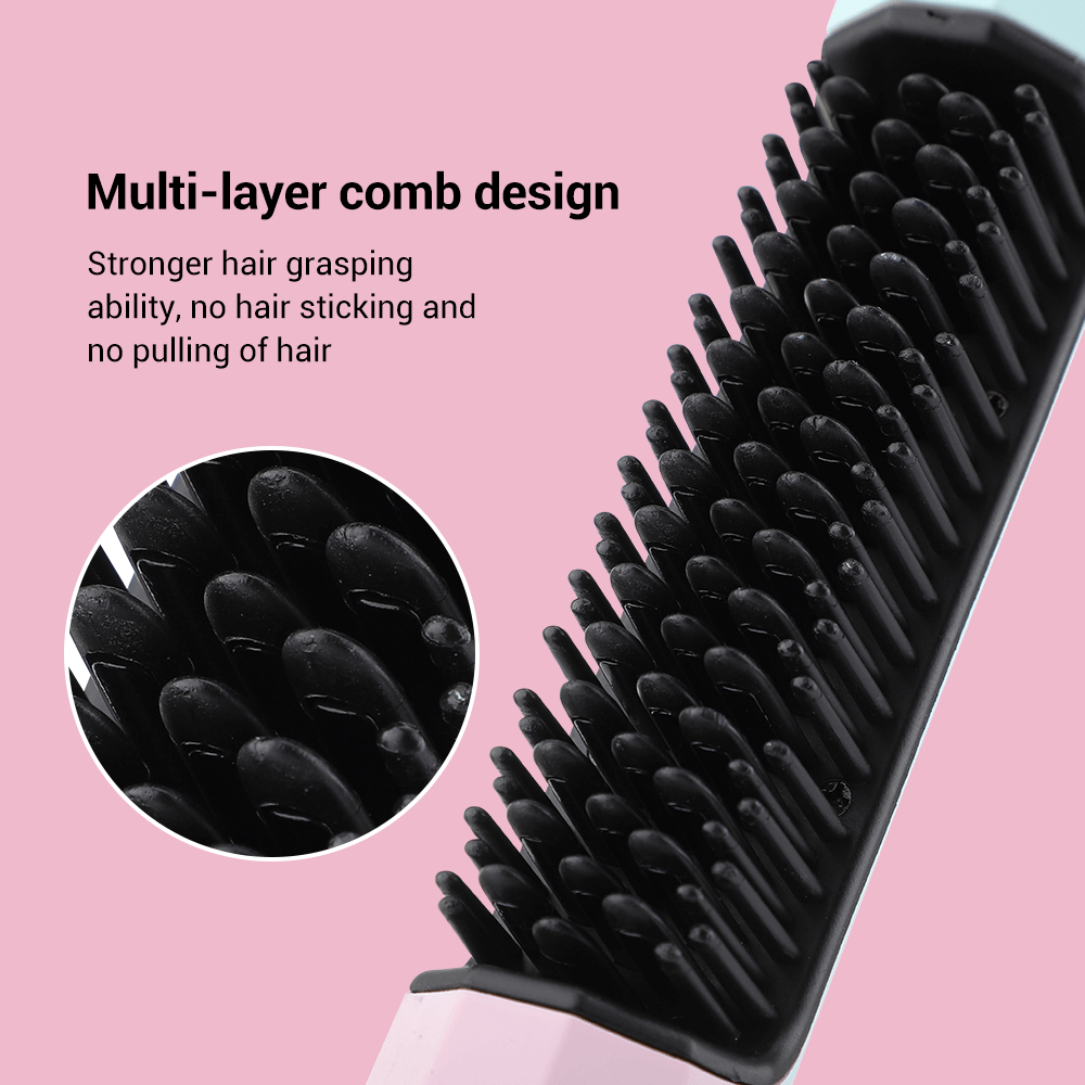 FrizzWand - Hair Straightener Brush (Buy 2 Get 1 Free (3Pcs))