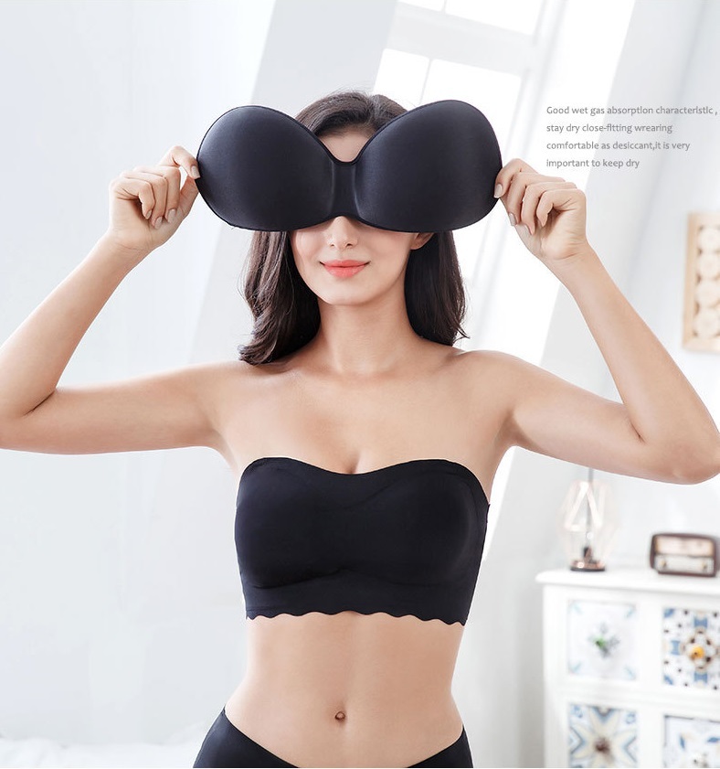 Full Support Non-Slip Convertible Bandeau Bra