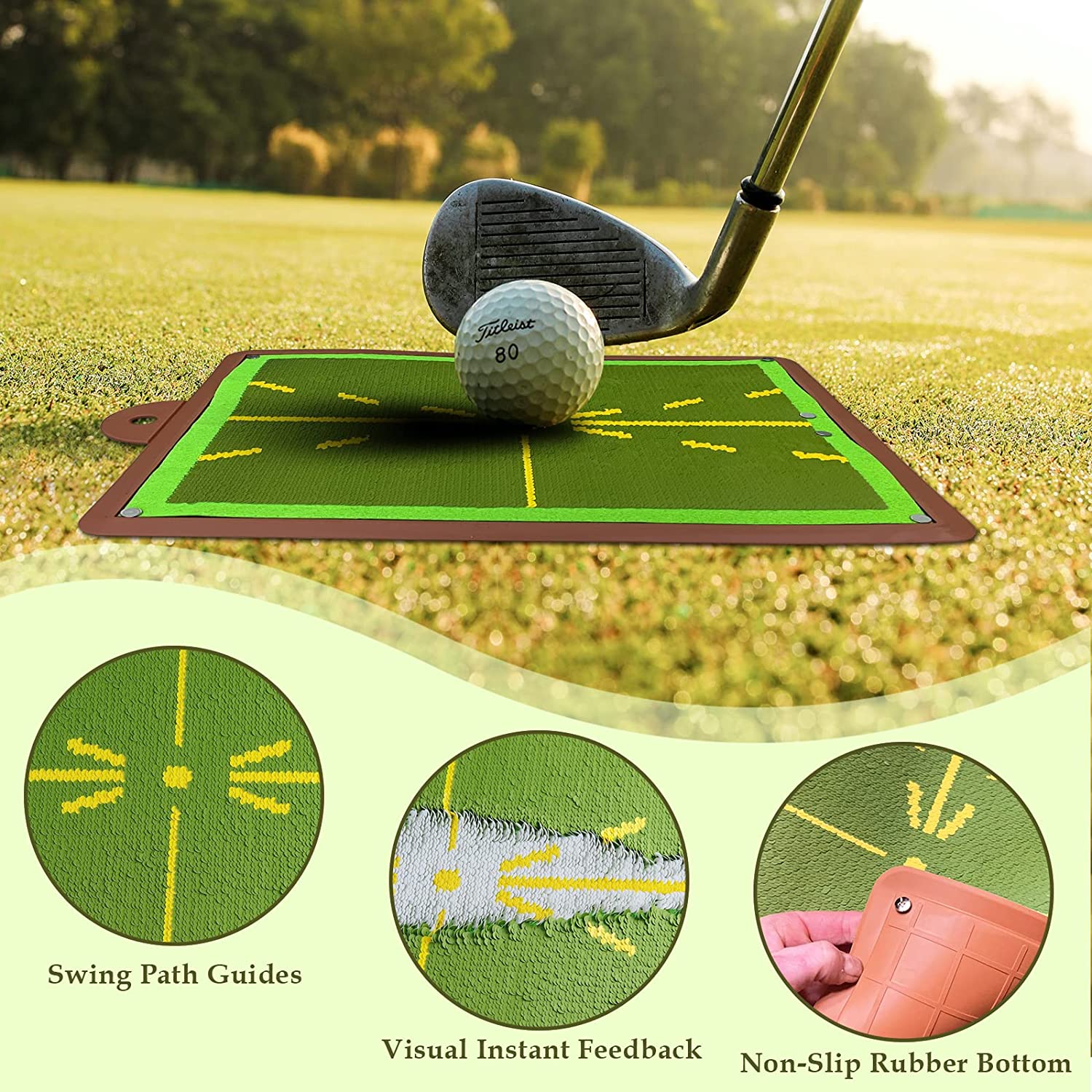 Neomodern Golf Swing Tracker Mat